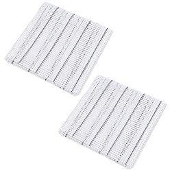 Weiß Polyester-Teppich-Häkelnetzgewebe, weiß, 1010x510x1 mm