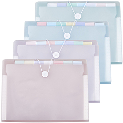 (52) Непрозрачная лаванда Папки с файлами прямоугольник pp, органайзер документов для офиса школы путешествий, разноцветные, 325x245x10 мм