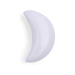 Белый Нефрит Натуральные белые нефритовые фигурки луны для украшения рабочего стола домашнего офиса, 32x20x10 мм