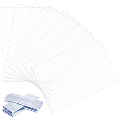 Clear 50Pcs PVC Heat Shrink Wrap Bags, Rectangle, Clear, 43x28x0.01cm