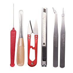 Black Set of 10 Pieces Jewelry Making Beading Tool Kit With Black Zippered Case Accessories