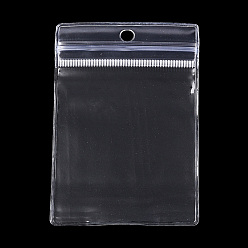 Прозрачный Пвх почтовый замок сумки, многоразовые упаковочные пакеты, пакеты с самоуплотнением, прямоугольные, прозрачные, 11x7.5x0.02 см, односторонняя толщина: 4.7 мил(0.12мм)