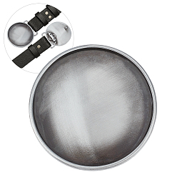 Античное Серебро 1пряжки для ремня из поликарбонатного сплава, застежка на пояс, плоско-круглые, античное серебро, 69x14.5 мм, 1 шт / комплект