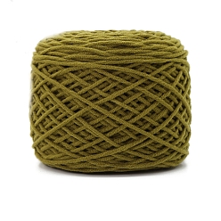 Светло-зеленый Коричневый Шерстяная пряжа, для одежды шарфы свитера шали шапки, оливковый, 5 мм