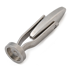 Нержавеющая Сталь Цвет 304 металлические кнопки из нержавеющей стали, цвет нержавеющей стали, 1-1/8x1/4 дюйм (2.7x0.8 см), внутренний диаметр: 1/4 дюйм (0.6 см)