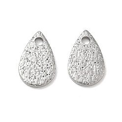 Нержавеющая Сталь Цвет 304 прелести нержавеющей стали, слезинки, цвет нержавеющей стали, 8x6x1 мм, отверстие : 1 мм