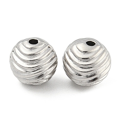 Круглые CCB пластиковые шарики, платина, круглые, 9 мм, отверстие : 1.8 мм