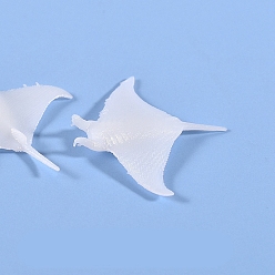 Other Animal Миниатюрные модели животных с силиконовым наполнителем, изготовление свечей из пищевого силикона, белые, manta ray, 1.9x2.1x0.3 см
