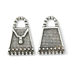Античное Серебро Сплавочные подвески тибетского стиля, без свинца, без кадмия и без никеля , античное серебро, 16.5x12x2 мм, отверстие : 3 мм