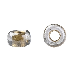(993) Gilt Lined Black Diamond TOHO Round Seed Beads, Japanese Seed Beads, (993) Gilt Lined Black Diamond, 11/0, 2.2mm, Hole: 0.8mm, about 5555pcs/50g
