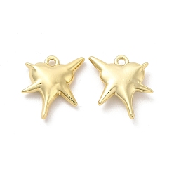 Light Gold Alloy Pendants, Long-Lasting Plated, Cadmium Free & Lead Free, Heart, Light Gold, 16.5x15x4mm, Hole: 1.4mm
