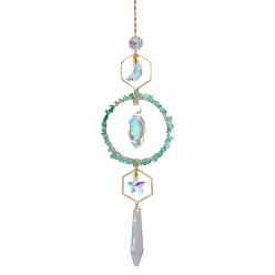 Авантюрин Декор стеклянных ловцов солнца, кулон «Ловец солнца» с авантюрином, создатель радуги, украшение сада и дома своими руками, 500 мм