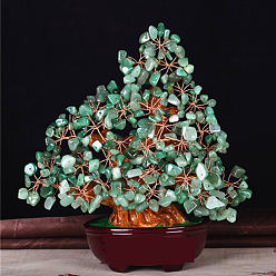 Зеленый Авантюрин Натуральные зеленые украшения из авантюрина, смола украшения дома дисплей, 230x120x280 мм