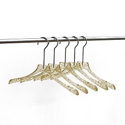 Бледно-Золотистый Вешалка пластиковая со сплавом мини модель, аксессуары для кукольного домика с микро-ландшафтом, притворяясь опорными украшениями, бледно золотарник, 44x73 мм, 5 шт / комплект