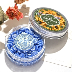 Королевский синий 150 шт. Частицы сургуча, для ретро печать печать, подсолнечник, королевский синий, 72x28 мм