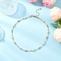 Шоколадный Натуральный Malaysia нефрита ожерелья, с оболочкой шарик перлы, цвет шоколада, 16.89 дюйм (42.9 см)