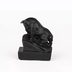 (461) Высокий Металлик Виноград Натуральный обсидиан двенадцать знаков зодиака украшения украшения, крупный рогатый скот, 63x50x35 мм