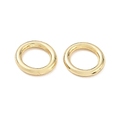 Light Gold Legierung geschlossen Ringe springen, runde Ringe, langlebig überzogen, Gestell, Licht Gold, 12x2 mm, Innendurchmesser: 8 mm