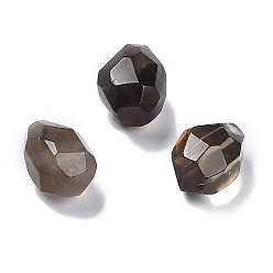 Quartz Fumé Perles de quartz fumé naturel, pas de trous / non percés, facette, nuggets, 15~19x13~15x12~15mm