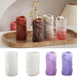 Белый Силиконовые формы для свечей, для изготовления свечей, колонка, белые, 60x58x112 мм