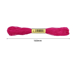 Светло-Вишневый Нитки хлопчатобумажные швейные, светло-вишневый, 3 мм, около 8.57 ярдов (7.84 м) / моток