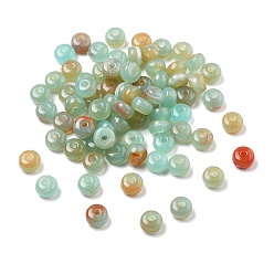 Rondelle Прозрачные акриловые бусины, рондель, 7x4 мм, отверстие : 1.8 мм, Около 769 шт / 100 г