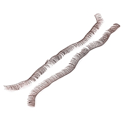 Сиена Плюшевые ремесленные куклы ресницы полоски, аксессуары для изготовления накладных ресниц bjd, цвет охры, 6 мм