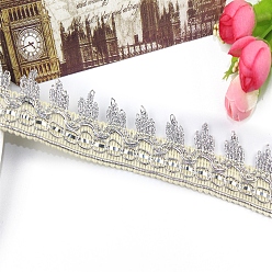 Лимонный шифон Полиэфирная лента, орнамент одежды, украшение занавеса, лимонный шифон, 1 дюйм (25 мм), около 18 ярд / шт