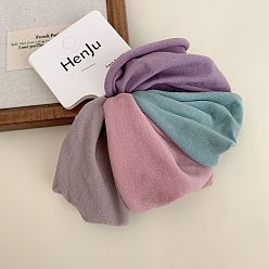 (52) Непрозрачная лаванда Связей ткани волос, аксессуары для волос для женщин и девочек, разноцветные, 135 мм, 4 шт / комплект