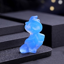 Опал Кукольные украшения из синтетического опалита, для украшения домашнего офиса, 40x30 мм