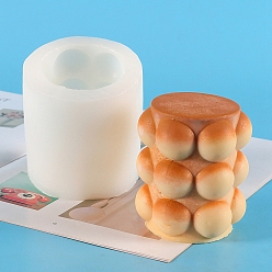 Food Column Food Grade Silicone Candle Molds, For Candle Making, Food, 9x11cm
