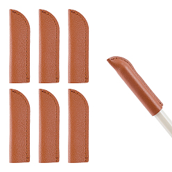 Сиена 6Защитный чехол для ручки из искусственной кожи, крышка ручки, цвет охры, 63.5x18x5 мм