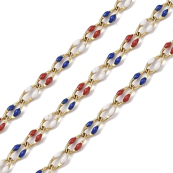 (52) Непрозрачная лаванда Ионное покрытие (ip) 304 цепь из эмалированной нержавеющей стали, с катушкой, пайки, разноцветные, 9x3.8x2 мм