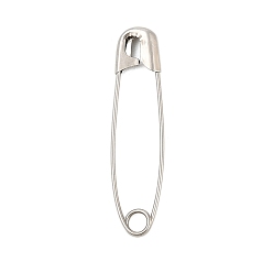 Нержавеющая Сталь Цвет 304 булавка для броши из нержавеющей стали, булавки для килта, цвет нержавеющей стали, 32.5x7x3 мм, отверстие : 2.6 мм