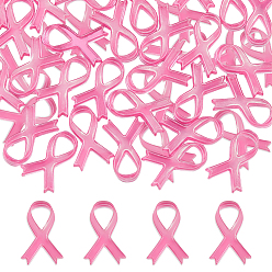 Awareness Ribbon 2 наборы непрозрачных акриловых кабошонов, розовые, осведомленности ленты, 14x9x3 мм, о 36 шт / комплект