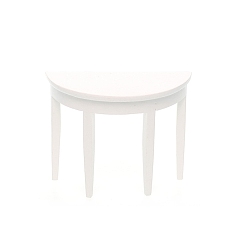 Белый Миниатюрные украшения, аксессуары для домашнего кукольного домика с микро-ландшафтом, притворяясь опорными украшениями, белые, 80x31x65 мм