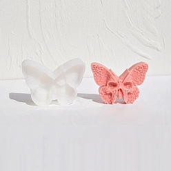 Белый Силиконовые формы для свечей своими руками, формы для литья смолы, бабочка, белые, 75x95x28 мм