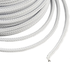 Белый 40m с нейлоновым покрытием 304 плетеные провода из нержавеющей стали, круглые, белые, 3 мм, 9 датчик, около 131.23 футов (40 м) / рулон