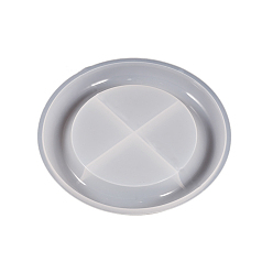 Плоский Круглый Силиконовые формы для сервировки своими руками, формы для хранения, формы для литья смолы, для уф-смолы, изготовление изделий из эпоксидной смолы, плоско-круглые, 213x26 мм