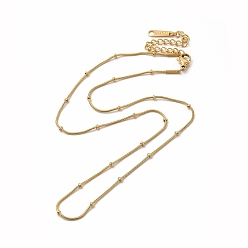 Настоящее золото 14K Ионное покрытие (ip) 304 ожерелье-цепочка из нержавеющей стали для женщин, реальный 14 k позолоченный, 16.06 дюйм (40.8 см)