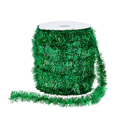 Зеленый 50 блестящая гирлянда из мишуры, на Рождество / свадьба / украшение дня рождения, зелёные, 3/4 дюйм (20 мм)