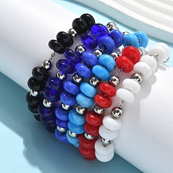 Нержавеющая Сталь Цвет 304 трос из нержавеющей стали цепи браслеты, Браслеты из бисера в технике лэмпворк для женщин, ronelle, цвет нержавеющей стали, 7-1/8 дюйм (18.2 см)