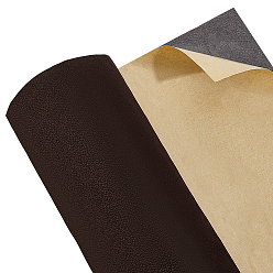 Кокосово-Коричневый Самоклеящаяся полиэстерная ткань, поделки товары для рукоделия, кокосового коричневый, 360x0.5 мм, около 3 м / рулон