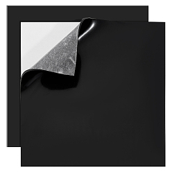 Black Self-adhesive Silicone Pads, Square, Black, 300x300x3mm