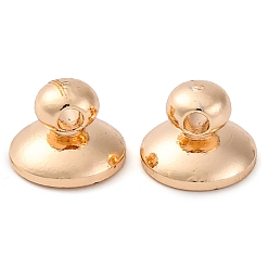 Light Gold Латунная бусина, для подвесных планок, долговечный, золотой свет, 6x8 мм, отверстие : 1.6 мм