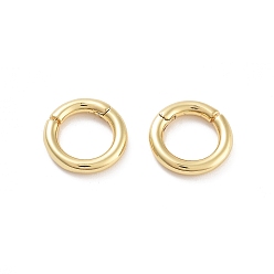 Настоящее золото 18K Покрытие стойки латунная застежка твистер, без кадмия и без свинца, долговечный, реальный 18 k позолоченный, 12x2 мм