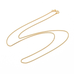 Настоящее золото 18K 925 колье из стерлингового серебра с пшеничными цепочками для женщин, реальный 18 k позолоченный, 17.72 дюйм (45 см)