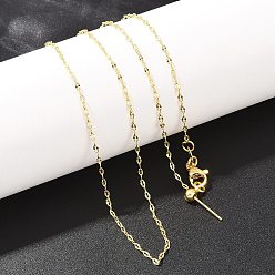 Настоящее золото 18K 1.5 Регулируемая латунная цепочка с ползунковым механизмом, подходит для мужчин и женщин., реальный 18 k позолоченный, 19.57 дюйм (49.7 см)