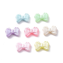 (52) Непрозрачная лаванда Непрозрачные акриловые бусины, бантом, разноцветные, 10.5x15.5x4 мм, отверстие : 1.8 мм, Около 1428 шт / 500 г