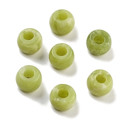 Chinese Jade Natürliche chinesische jadeperlen, Fass, 8~8.4x5~6.6 mm, Bohrung: 2~3.2 mm